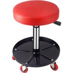 Workshop Creeper Stool Seat Pneumatic Mechanic Round Car Motor Bike Garage Chair