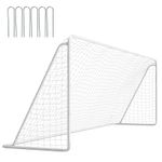 2025New Soccer Goal 12x6ft with Net/Straps Anchor for Training Backyard Practice