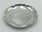 GEORGE VI ARTS & CRAFTS STERLING SILVER DISH, AUTHUR DUCKWORTH, CHESTER 1945
