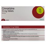 Cinnarizine 15mg x 84 Tablets-For Travel Sickness-(Generic Of Stugeron Tablets)