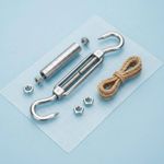 Stainless Steel Sail Shade Fittings Adjustable Turnbuckle for Outdoor, Garden