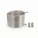 Stainless Steel Wort Chiller 50 Ft Immersion Cooling Coil Long-Lasting