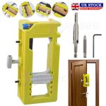 Door Hinge Mortise Jig Installation Kit Adjustable Door Hinge Router Template