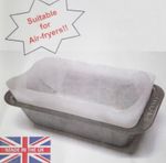 Loaf Tin Liners 1lb and 2lb Non Stick Greaseproof Air Fryer Microwave Safe Cake