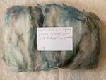 Art Batt - Wool - Hand Dyed Mixed Fibre to Felt or Spin - See photos for details