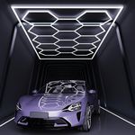 5/8/14 Hexagon LED Lighting Car Detail Garage Workshop Retail Light Honeycomb UK