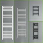 Bathroom Straight Heated Towel Rail Radiator Ladder Warmer Heating All Sizes