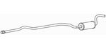 Quality Centre Exhaust Middle Silencer for Ford Escort JPA 1.3 Litre (1983-1986)