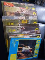 21 Chelsea FC Home programmes Season 1984/85
