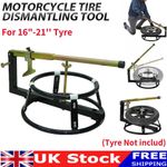 Motorcycle Portable Bike Tyre Changer / Bead Breaker, Suits 16in-21in Wheels UK