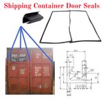 Shipping Container Door Seals, Door Gasket Rubber Door Seal & Gasket Set 255.6cm