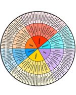 Feelings Wheel Large 12 inch Acrylic Emotion Wheel Chart For Therapy School C...