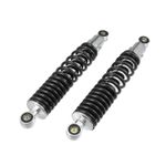 1pair Motorcycle Rear Suspension Shock 310mm for 50cc 70cc 90cc 125c Black