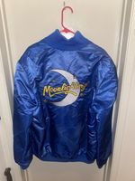 Vintage 80s Moonlighting Bruce Willis TV Show Promo Varsity Crew Jacket XXL