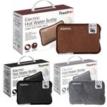 Electric Hot Water Bottle Rechargeable Sherpa Teddy Fabric Hand Warmer Heat Pad