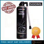 MOTIP EMERGENCY FLAT INSTANT PUNCTURE TYRE WELD REPAIR FOAM SEALANT 500ML NEW