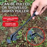 2-in-1 Garden Hoe Cultivator Hand Tool with Handle for Flower Beds & Garden