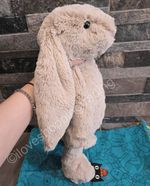 JELLYCAT LARGE BASHFUL BEIGE BUNNY RABBIT COLLECTABLE PLUSH CUDDLY TOY 36CM 14"