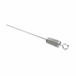 2 Pieces Flat Metal Kabob Skewer Rust Proof Stainless Steel BBQ Skewer