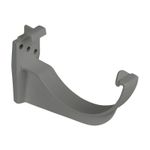 FLOPLAST 112mm Half Round Fascia Gutter Bracket - Grey - Bag of 10