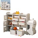 Children Kids Book Shelf Clothes Storage Rack Organizer Bookcase Snack Toy Boxes