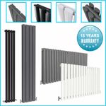 Designer Horizontal Vertical Radiator Flat Panel Oval Column Central Heating