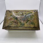 Vintage Mackintosh’s Large Storage Tin Floral Lid Halifax Prop Display Box