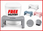 Bathroom Toilet Stool Squatty For Adults Step Stool Anti Slip Potty Poo Training