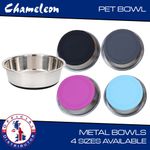 Pet Bowl Dog Puppy Metal  Feeding Food Water Stainless Steel Bowl Dish Animal