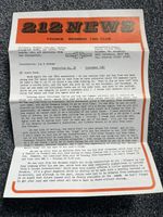 212 Frankie Wainman fan club newsletter sept 1980 