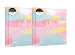 2 x Slip In Photo Albums Holds 280 6x4" Photos Memo Area Pastel Multicoloured