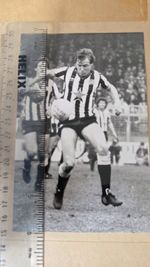 Stephen Carney - Newcastle United -  press photo with stamp, Apr 1984