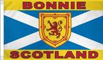 BONNIE SCOTLAND FLAG 5' x 3 Scottish Blue St Andrews Football Lion Burns Night