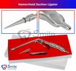Hemorrhoid Suction Ligator STR Angle With 100 Latex Bands -Premium Surgical Inst