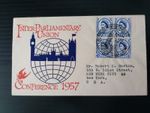 1957 Inter-Parliamentary Conf. illustr. FDC