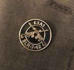 SLR Military Rifle Lapel Pin Badge Veteran Pin 7.62
