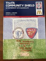 2005 Community Shield Programme Chelsea v Arsenal 7/8/2005 In Cardiff