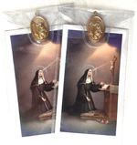 ST RITA OF CASCIA    Prayer Card & Medal   PACK OF THREE