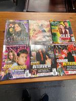 Bundle 6x Buffy  angel Official Magazines - Vintage 90s/00s posters