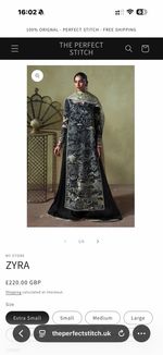 Perfect Stitch Zara Luxury Wedding Wear Size Small