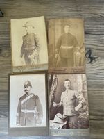 Four Victorian / WW1 Soldiers Pictures Inc Captain William Van Howard RN DSO