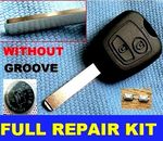 FOR CITROEN 2 BUTTON REMOTE KEY CASE C1 C2 C3 C4 C5 XSARA PICASSO REPAIR KIT NG