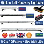 Amber Flashing Beacon Bar LED Light Recovery Strobe 900mm, 1200mm (1.2m), 1500mm