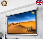 72/84/92/100/120 inch Electric/Manual Pull-Down Projector Screen Home Cinema Y-