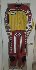 Simon Buckmaster Padgett’s MW Leathers 1980s Race Worn IOM TT GP NW 200 BSB UGP