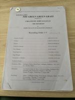 John ‘Boycie’ Challis’ Personal Rehearsal Script: The Green Green Grass + COA