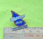 2013 Mid Antrim 150 Motorcycle Club bike badge pin lapel Ireland SUPPORTER