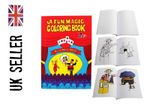 MAGIC COLOURING IN BOOK. Trick kids illusion close up prop picture appear vanish