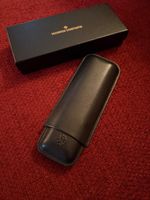 Vacheron Constantin Calfskin Dual Cigar Wallet/Holder - Black, Promotion Gift