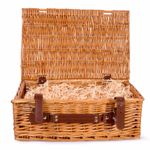 Wickerfield Premium Wicker Picnic Hamper Christmas Gift Basket Retail Display